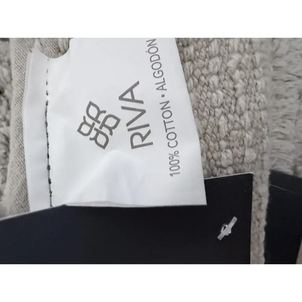 Riva Cotton Bath Mats Size 20 X 30 In Gray 2 Pack. Brand New.